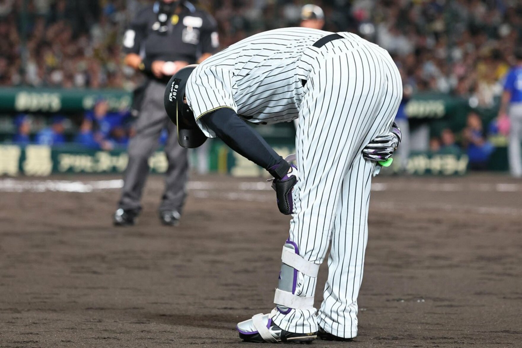 １５日の試合でもも裏を押さえる森下翔太