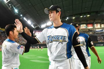 日本ハム時代の大谷翔平（2017年）