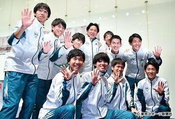  総合優勝の青山学院大