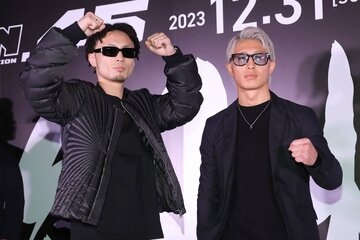 ２０２３年大みそか大会の再戦となる篠塚辰樹（左）と冨澤大智