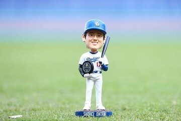 ４月に配布された大谷翔平のボブルヘッド