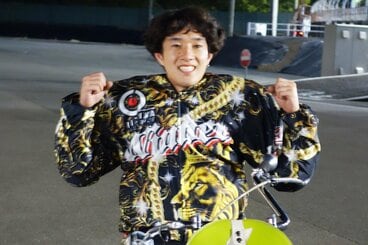 優勝を喜ぶ黒川京介