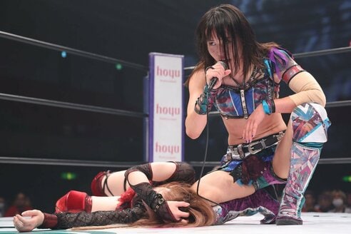 スターダム】朱里＆鹿島沙希 ゴッデス王者の渡辺桃＆テクラに挑戦表明