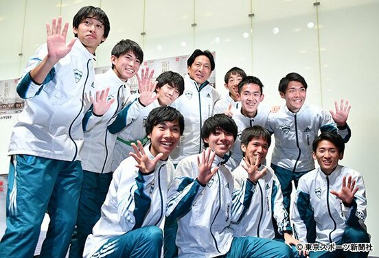  総合優勝の青山学院大