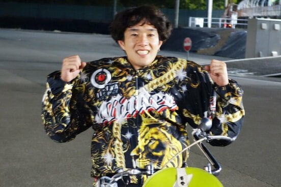 優勝を喜ぶ黒川京介