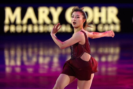 エキシビジョンに出場した坂本花織