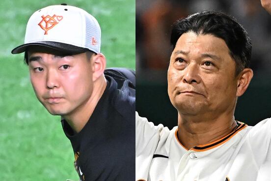 小笠原慎之介(左)と橋上監督代行