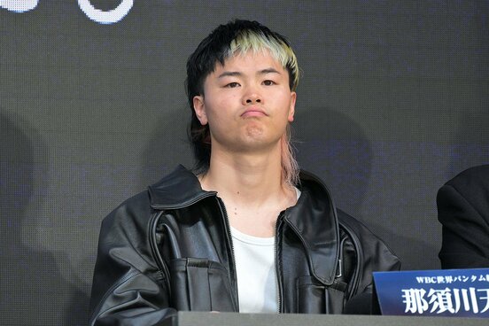 会見の進行に不満をぶちまけた那須川天心