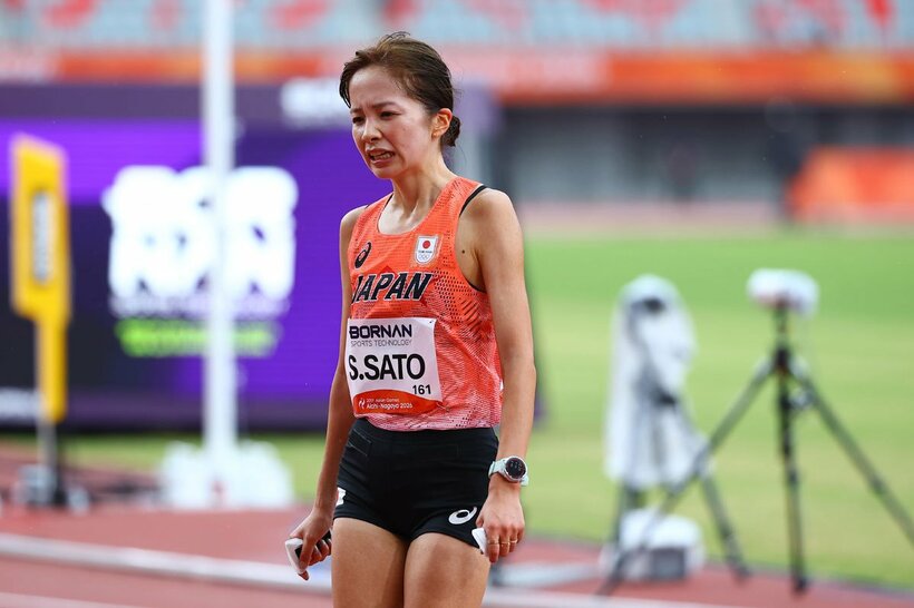 ４位でメダルを逃した佐藤早也伽