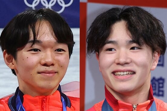 高校同級生の鍵山と岡