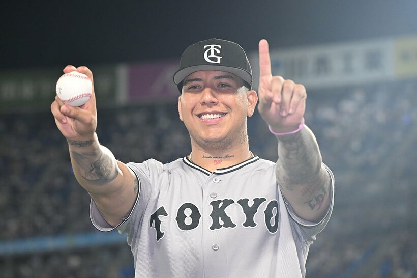 来日初勝利を挙げた巨人・マタ