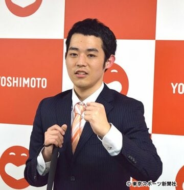  取材会を開いた濱田