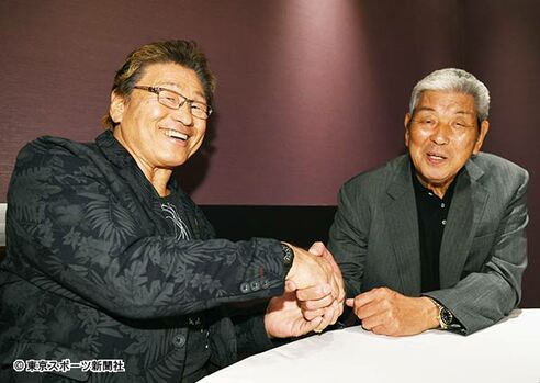 新日本プロレス　アントニオ猪木　坂口征二　天龍源一郎　蝶野正洋　ビジュアルボード 龍魂激論②前編】天龍も初めて知った！ 坂口氏が明かす幻の「馬場
