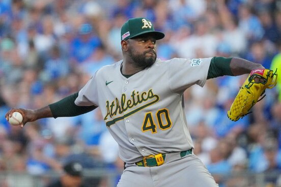 アスレチックスのルイス・セベリーノ（ロイター）