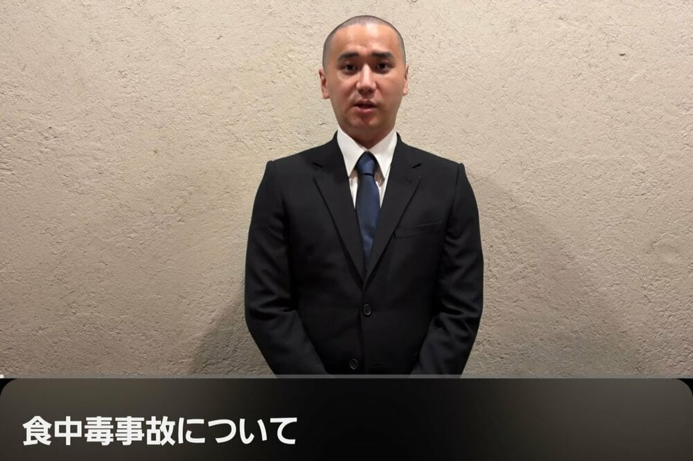 丸刈り謝罪したこめお(ユーチューブチャンネルより)