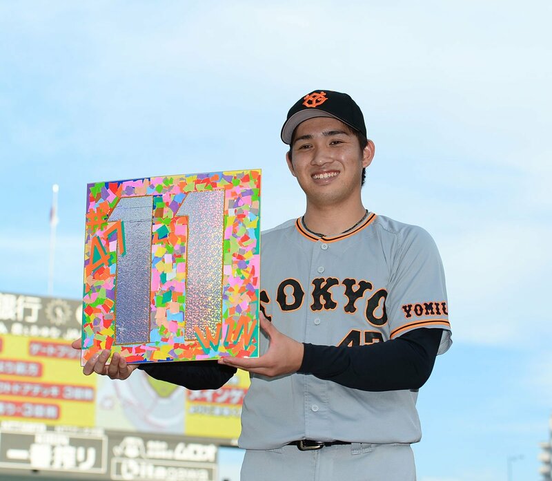  １１勝目をあげた高橋