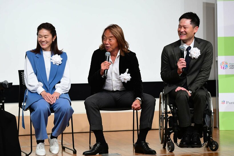 （左から）澤穂希氏、北澤豪氏、国枝慎吾氏