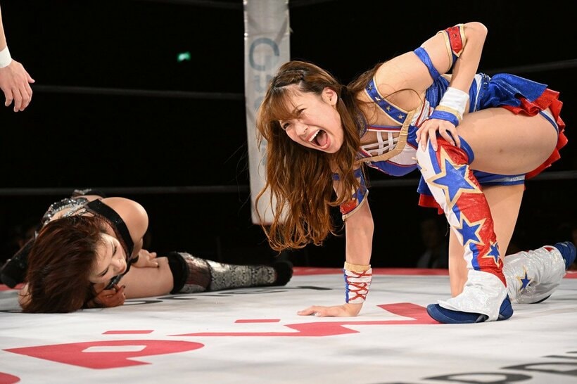 ６WAY戦で闘志むき出しの荒井優希