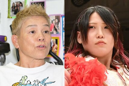 ともにルーツが柔道にある神取忍(左)と林下詩美