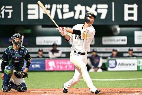 ソフトバンク】秋広優人が右翼へ打球速度182キロの弾丸弾「完璧に