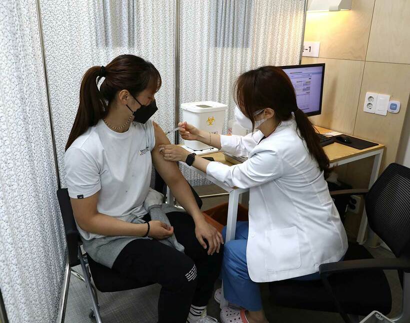  韓国では東京五輪・パラに参加する選手やコーチへのワクチン接種が４月２９日から始まった（ロイター）