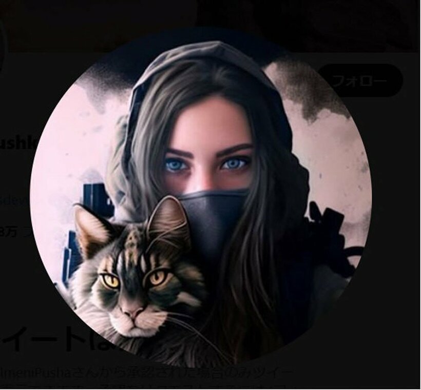 ドンバス・デヴシュカことサラ・ビルズさん（本人のツイッターから）