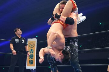 上村がフィニッシュで使用したフランケンシュタイナー