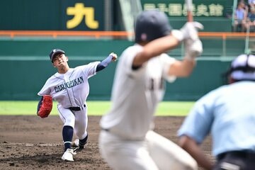 先発した岡山学芸館・田路惣一朗