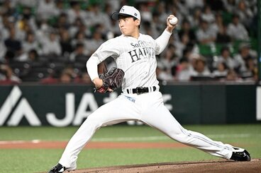 ６勝目をあげたソフトバンク・前田悠伍