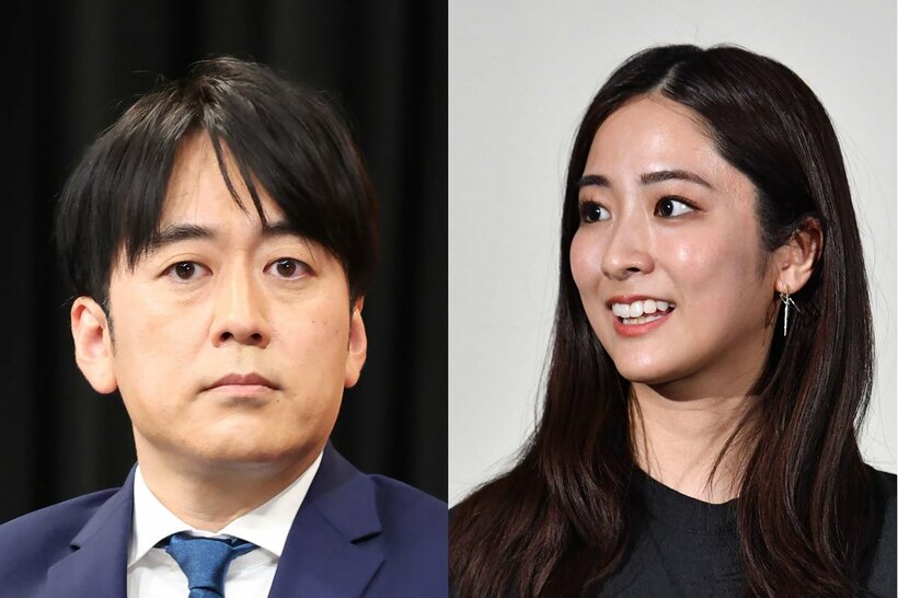 安住紳一郎アナ㊧と田村真子アナ