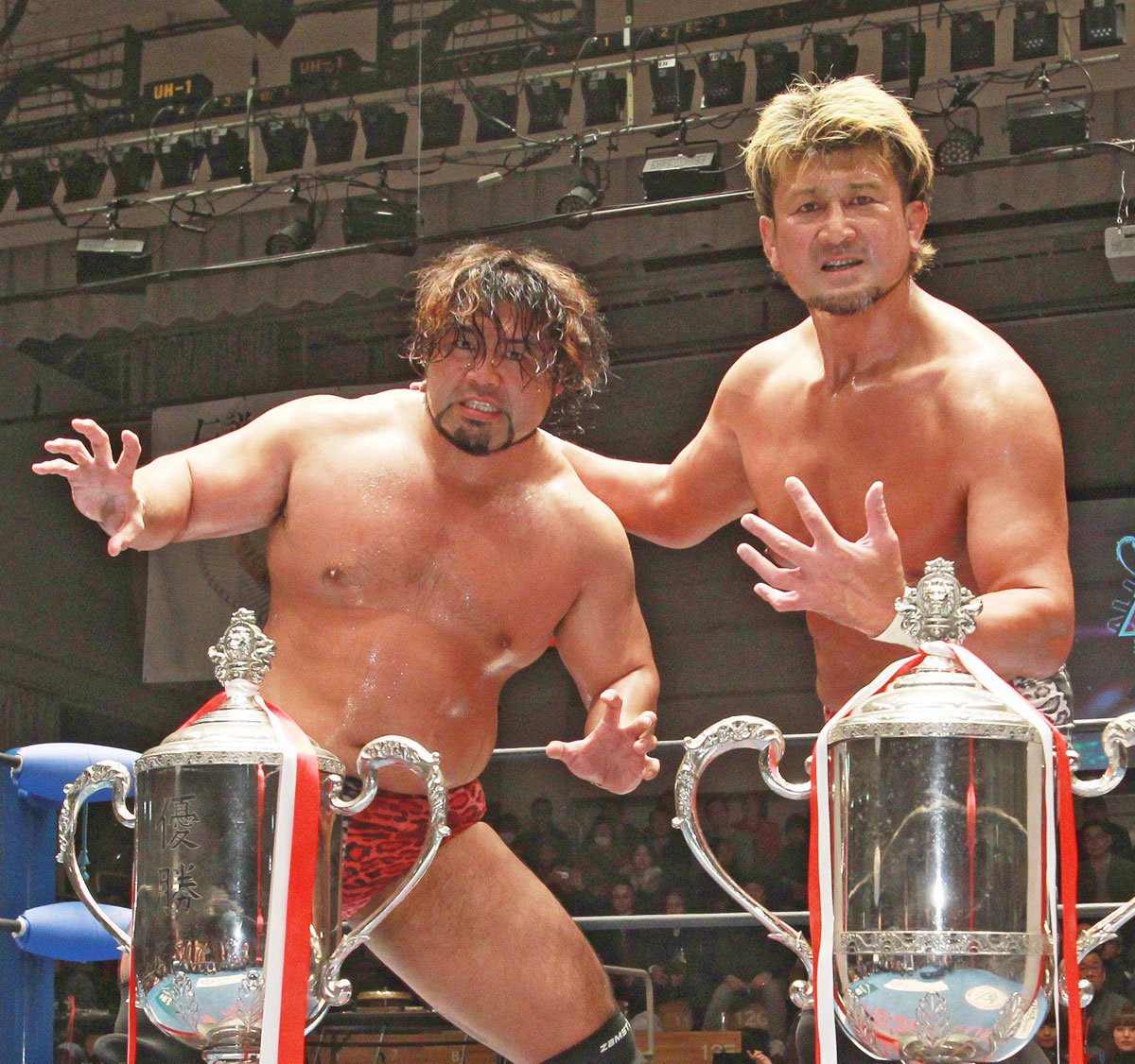 写真:【全日本】大森隆男とノア・征矢学がコンビ再結成 9・18日本武道館で世界タッグ挑戦 | 東スポWEB