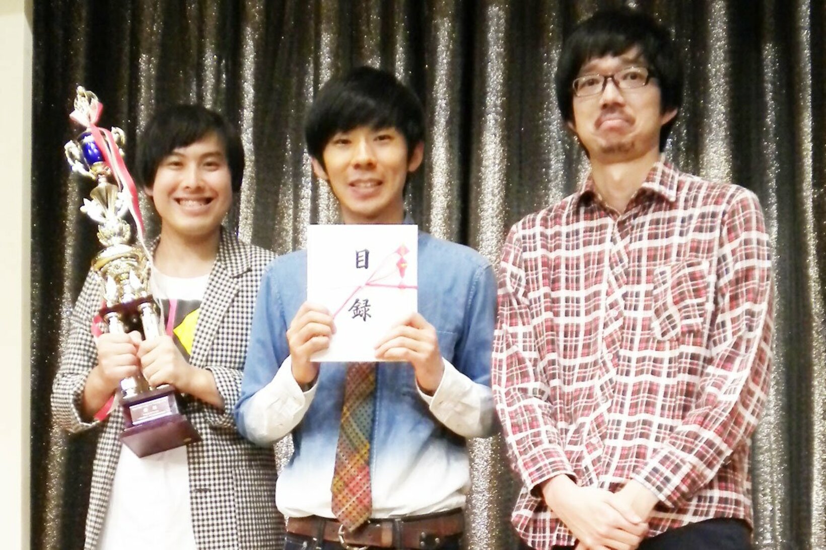 トンツカタンのお抹茶(左)、森本晋太郎(中)、櫻田佑