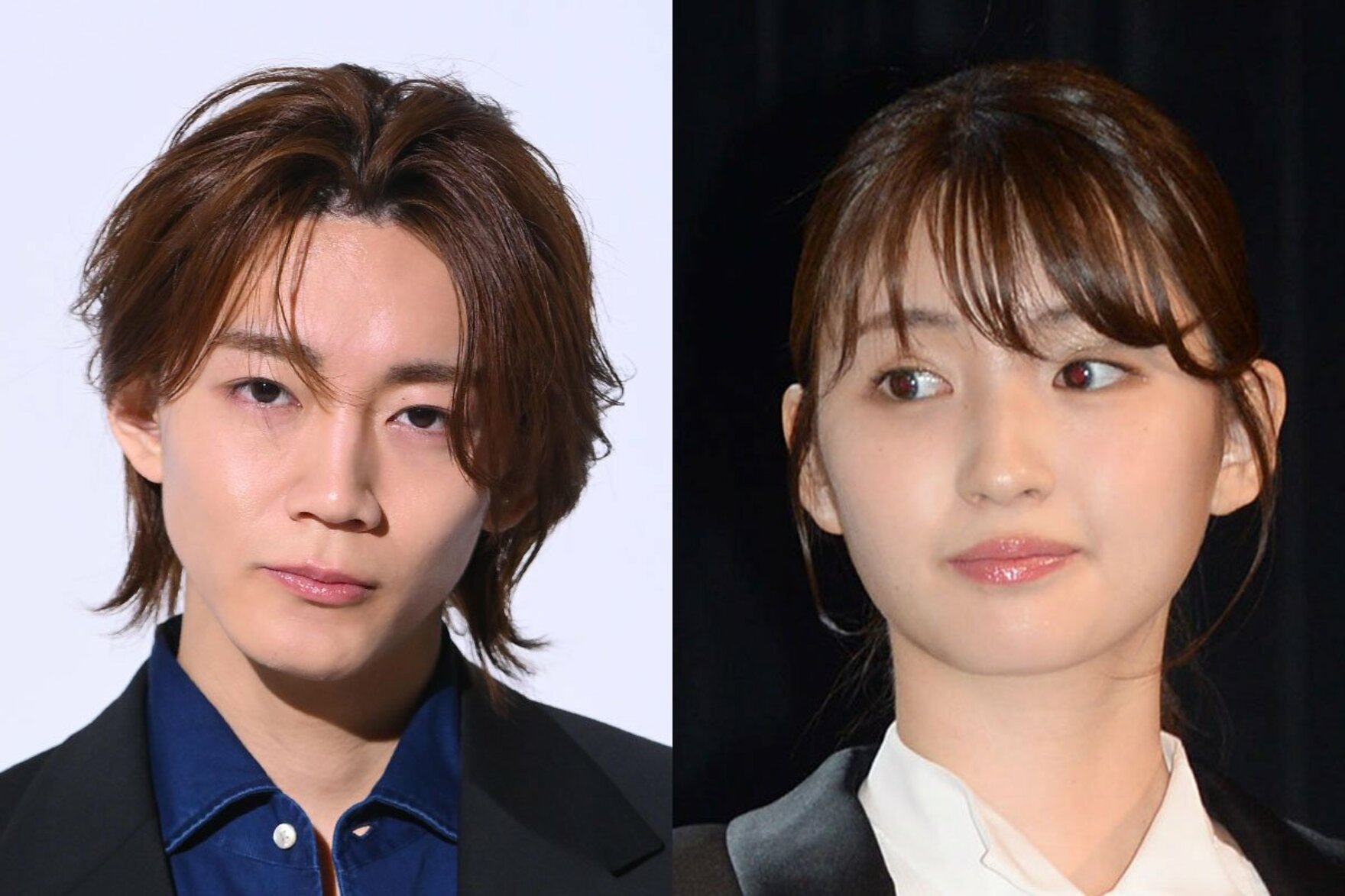 結婚を発表した7ORDER・長妻怜央(左)と井上小百合