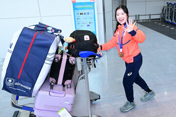 帰国した中井亜美