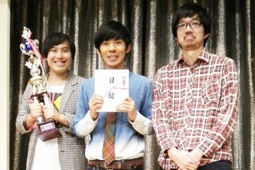 トンツカタンのお抹茶(左)、森本晋太郎(中)、櫻田佑