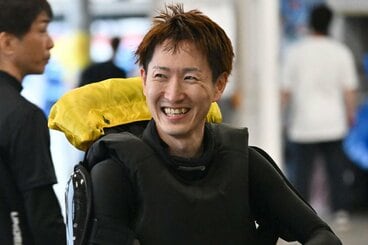 好発進に笑みがこぼれる佐々木完太
