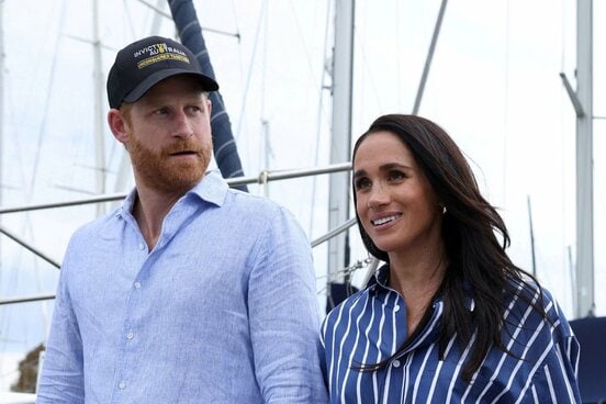 ヘンリー王子とメーガン妃(ロイター)
