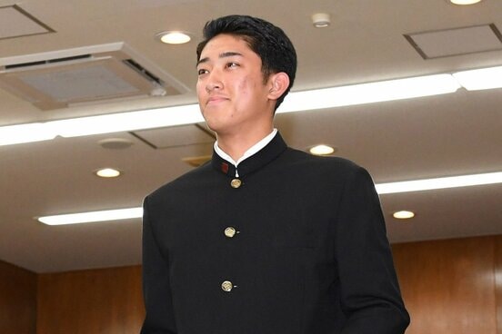 巨人から１巡指名を受けた織田翔希