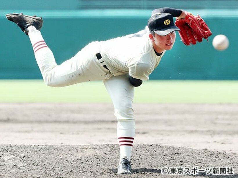  ８回二死まで無安打投球を続けた林
