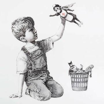  インスタグラム(@banksy)から