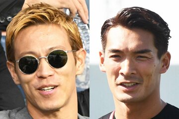 槙野智章(右)に「伸びシロ」を感じた？本田圭佑