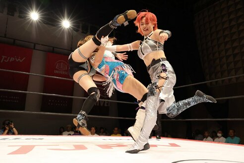 東京女子】まなせゆうな＆凍雅の新タッグ始動で早くも王座挑戦表明「私