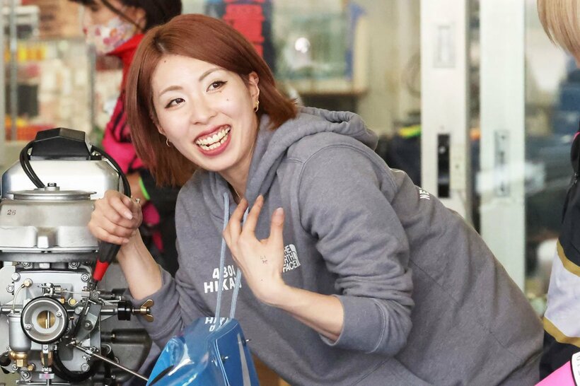 前検では笑顔も見せた高田ひかる