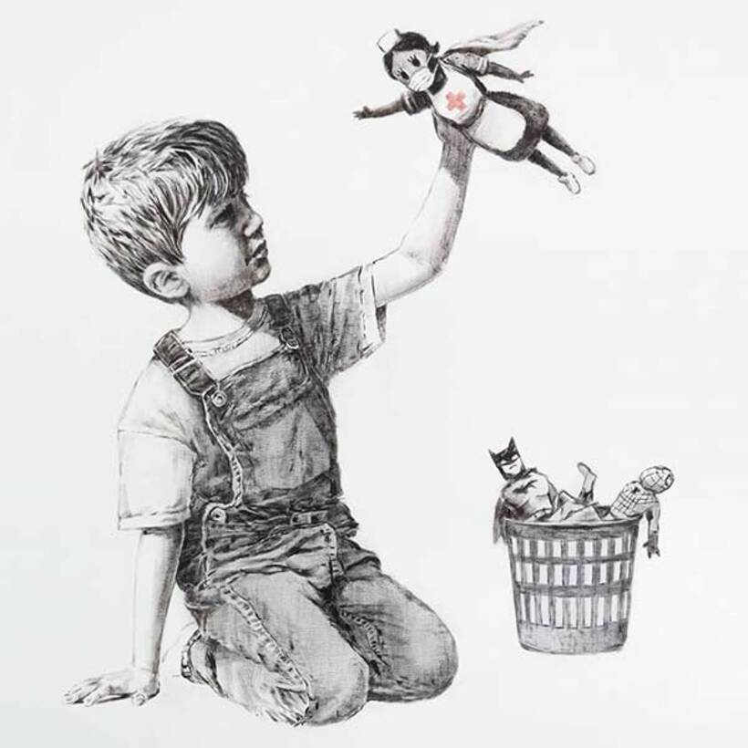  インスタグラム(@banksy)から