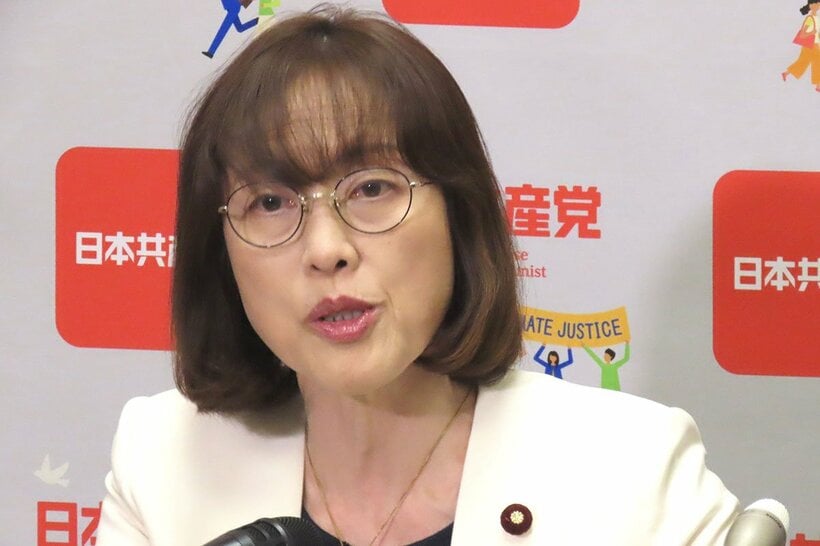 日本共産党の田村智子委員長