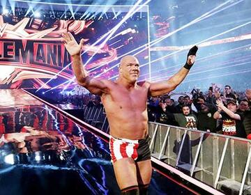 写真：【WWEレッスルマニア】カート・アングル「へなちょこ野郎