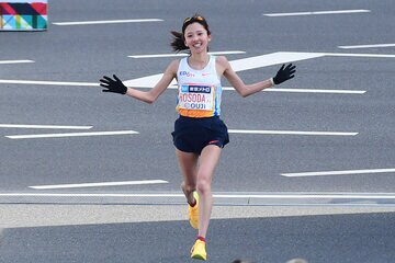 日本人女子１位でゴールした細田あい