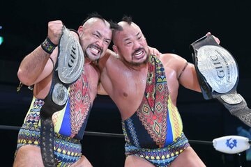 GHCタッグ３度目の防衛に成功した征矢学と飯野雄貴