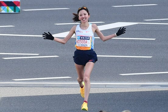 日本人女子１位でゴールした細田あい