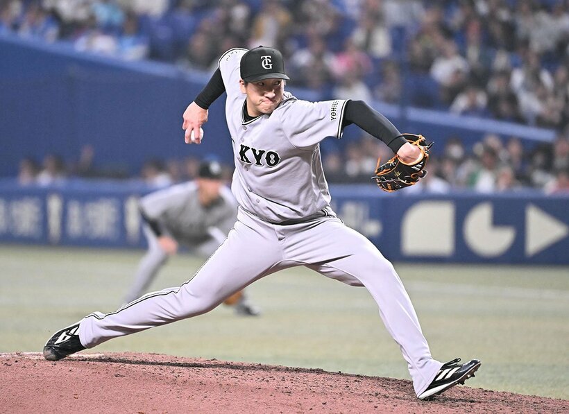 ９回をピシャリと締めた巨人・大勢